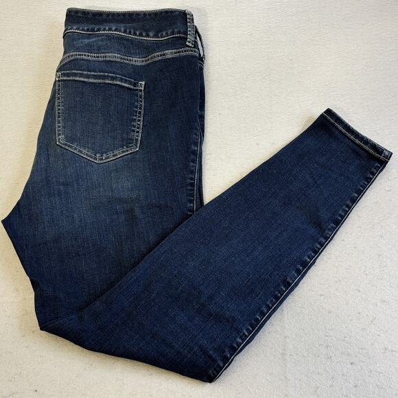 Torrid Jeans Womens 16T Blue Jegging Super Soft 3 Button Denim Dark Wash Pants - Picture 1 of 9